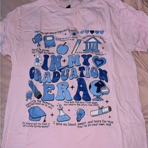 Gildan Pink Graduation Era Women's Tee